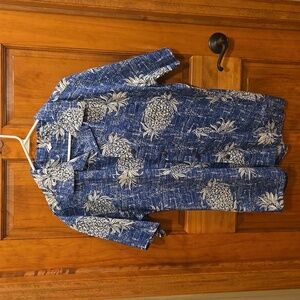 Nice tropical vacation button down short sleeve shirt sizeXL